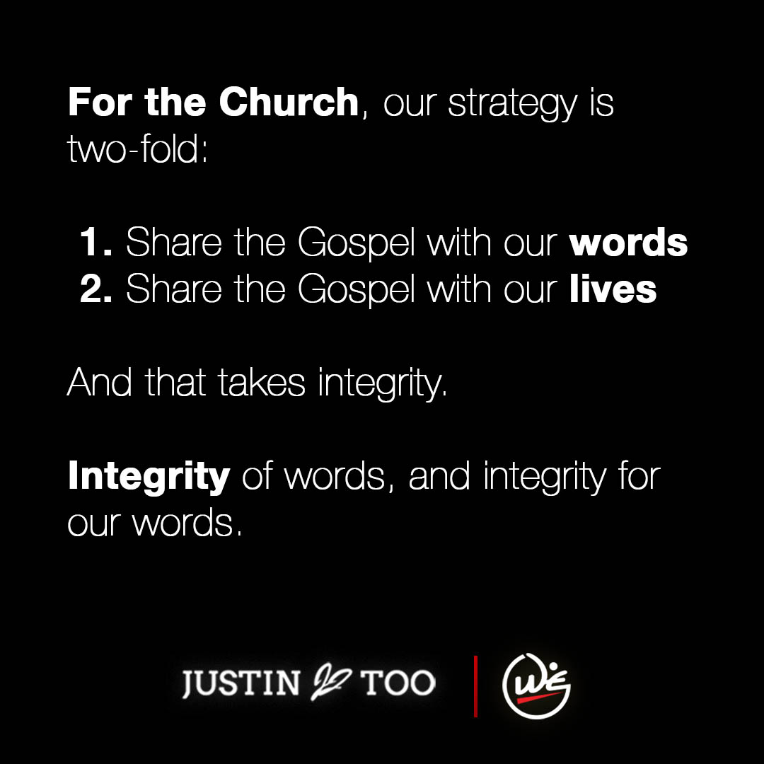 Quote by Justin Too on integrity